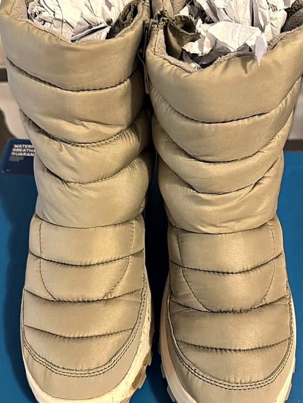 Columbia Snowtrot Mid Women's Winter Boots Beige US 11